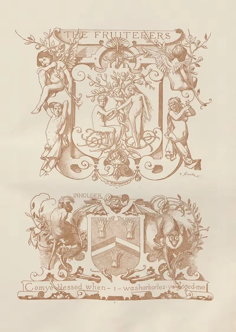 Аллегории и эмблемы Pl.100 by Альберт Ильг, 1882 — digital art print download
