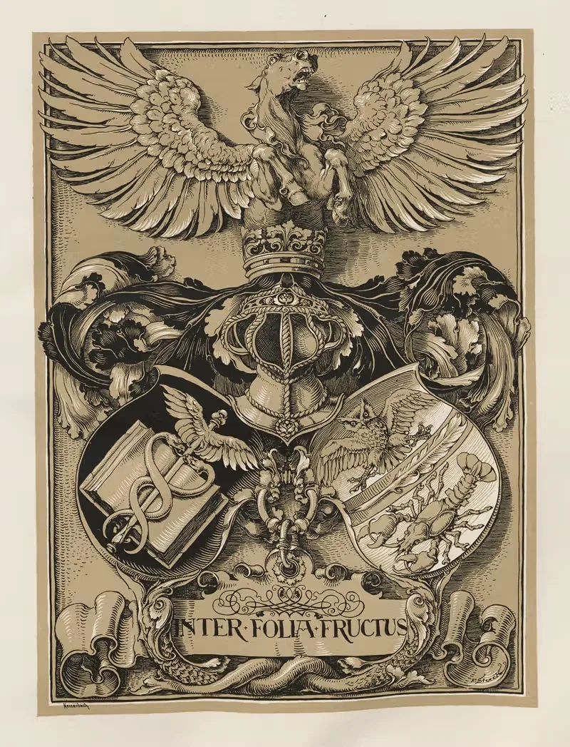 Аллегории и эмблемы Pl.149 by Альберт Ильг, 1882 — digital art print download