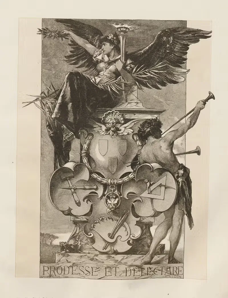 Аллегории и эмблемы Pl.154 by Альберт Ильг, 1882 — digital art print download