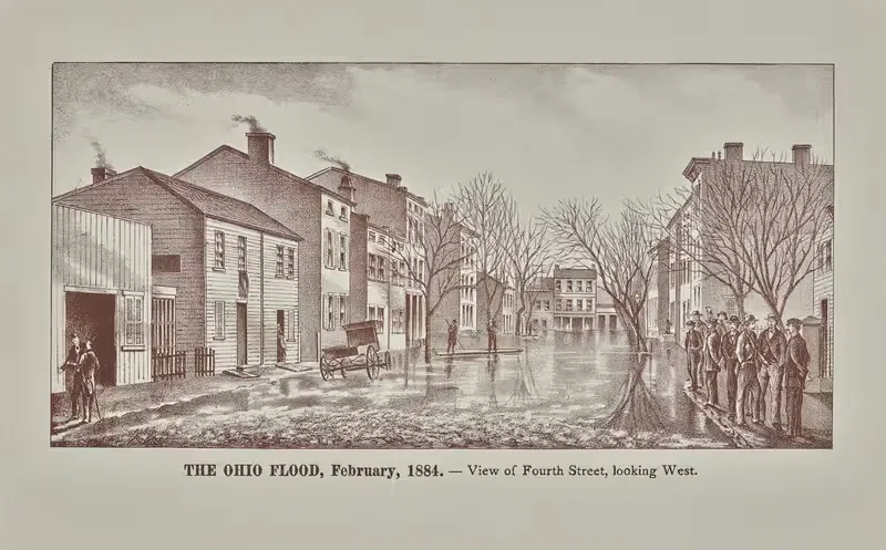 View of Fourth Street, looking west — Anonymous
