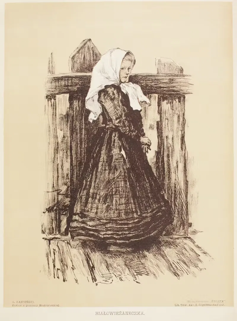 Беловежанечка by Антоний Каменьский, 1912 — digital art print download