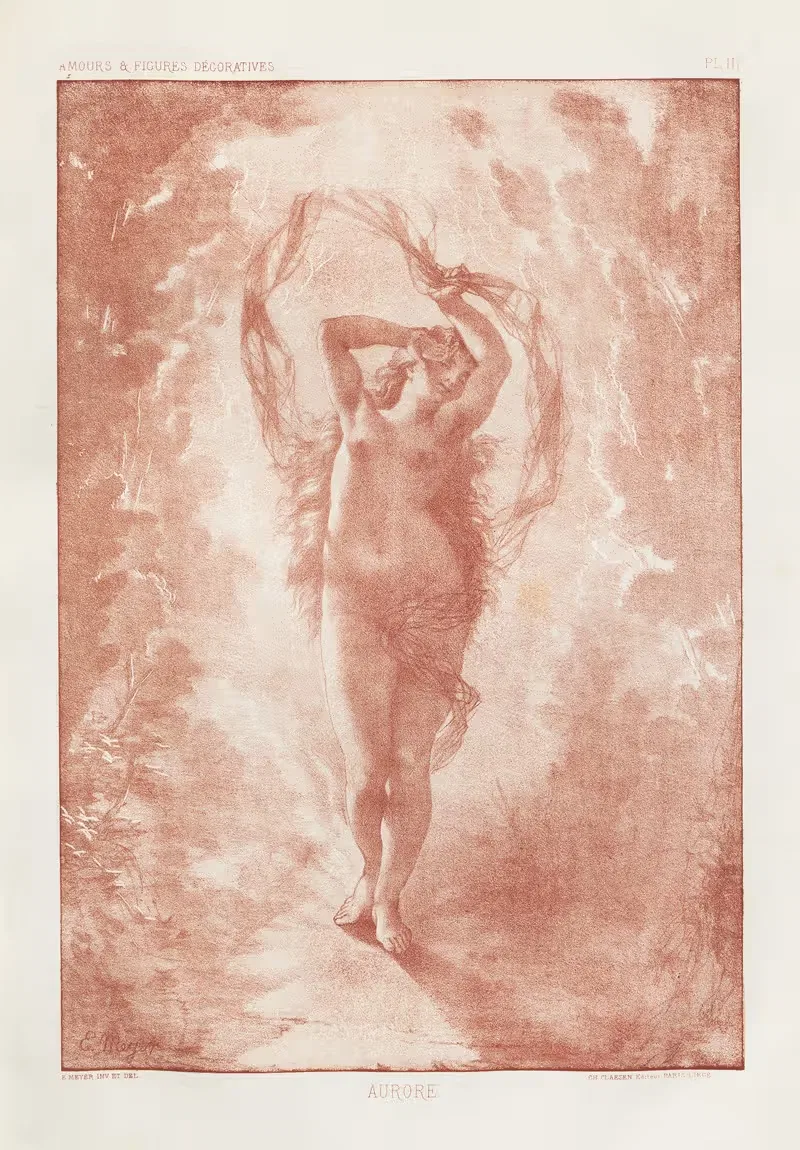 Amours et figures; décoratives arts industriels Pl.04 — E. Meyer