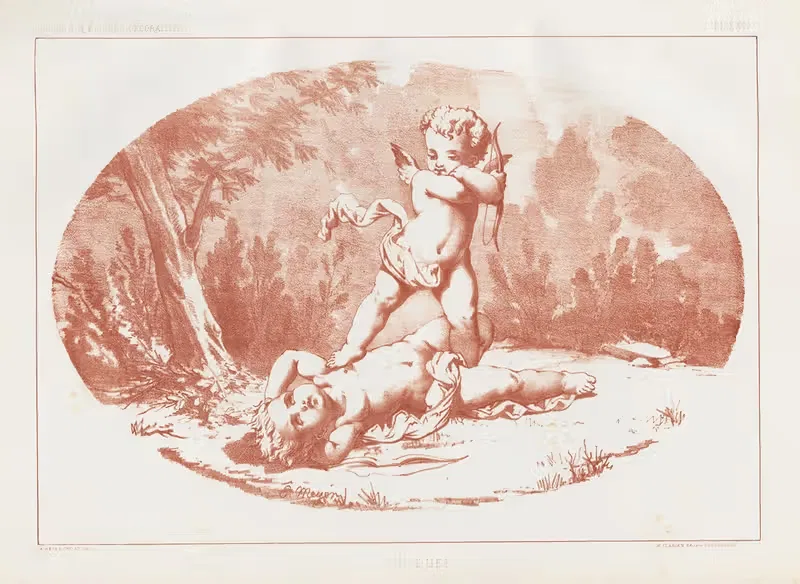 Amours et figures; décoratives arts industriels Pl.25 — E. Meyer