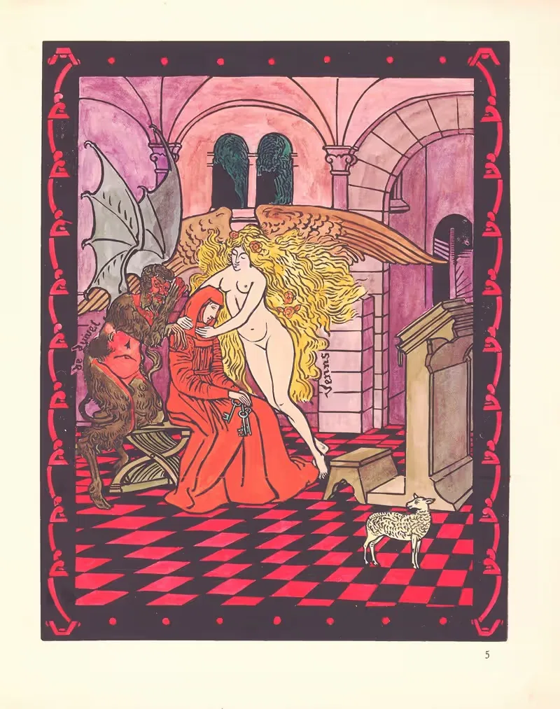 Беатрис пл.07 by Эдвард Пелленс, 1901 — digital art print download