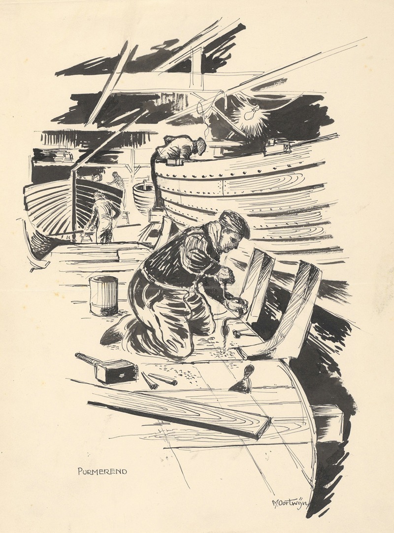 Верфь by Маартен Оортвайн, 1950-1970 — digital art print download