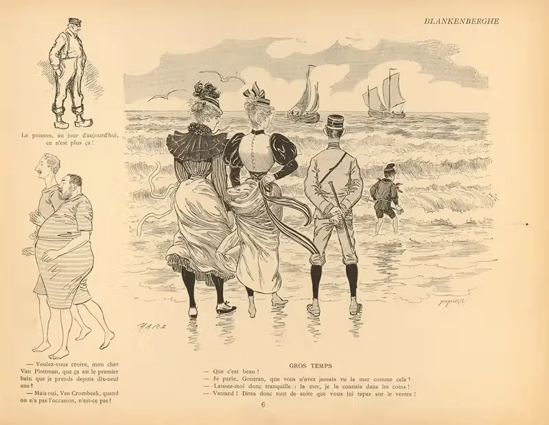 Эскиз пляжа Пл.06 by Марс (Морис Бонвуа), 1890 — digital art print download