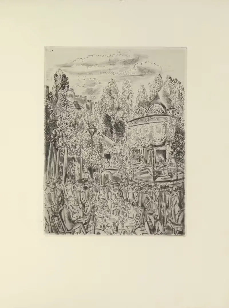 Hermine David – La Féte à Montmartre — Paul Valéry