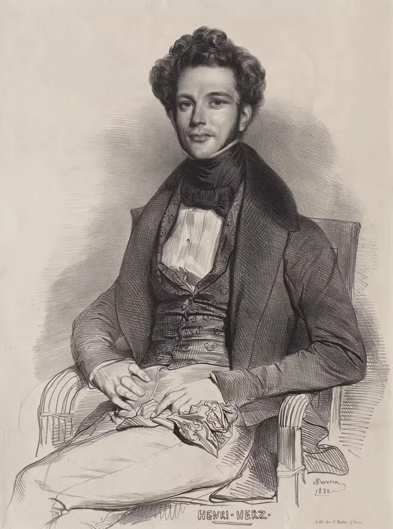 Henri Herz, Pianist — Achille Devéria