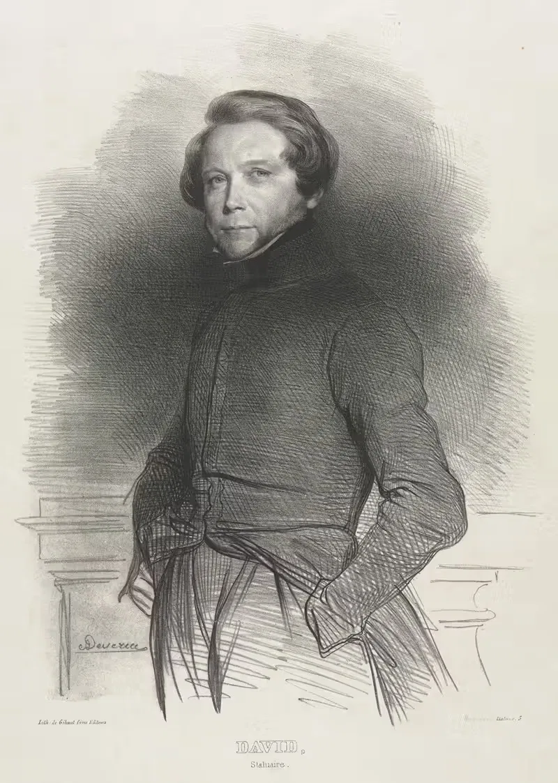 Pierre Jean David, called David d'Angers — Achille Devéria