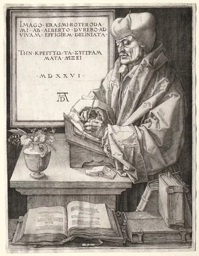 Desiderius Erasmus of Rotterdam — Albrecht Dürer