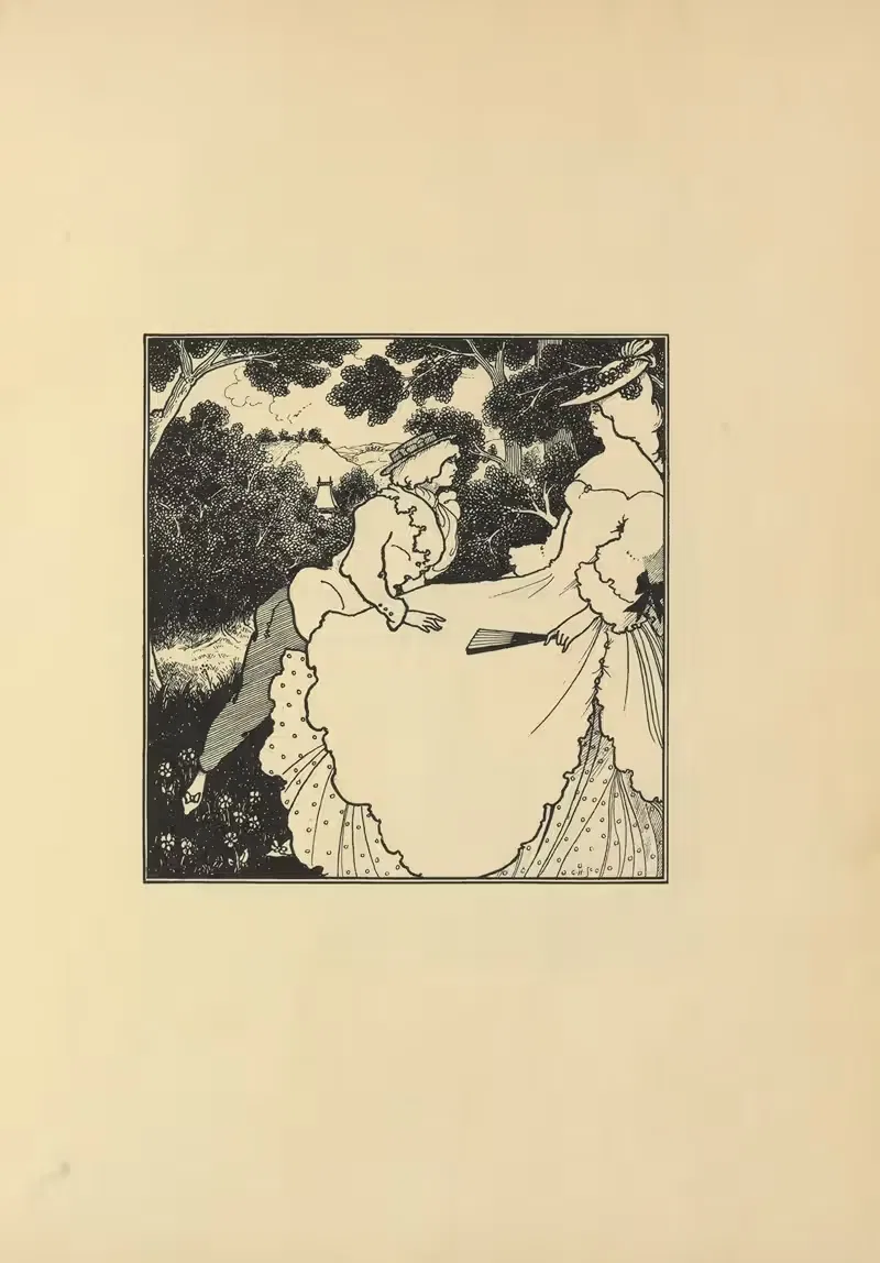 The Three Musicians by Aubrey Vincent Beardsley, 1897 — digital art print download