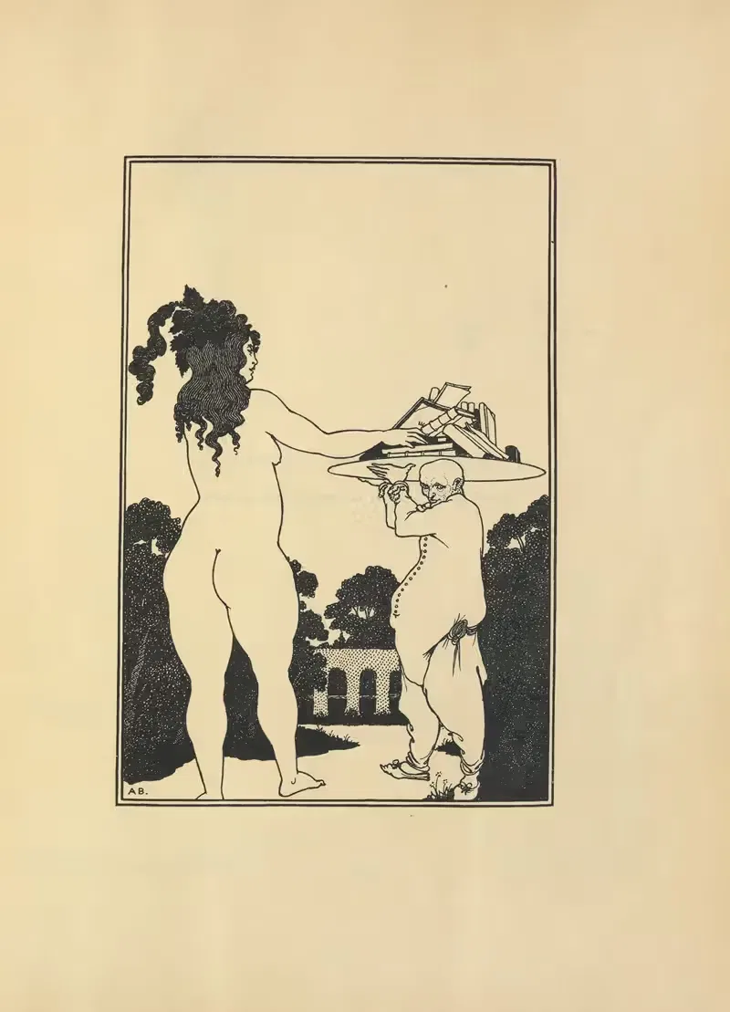 Bookplate of Aubrey Beardsley — Обри Винсент Бирдсли