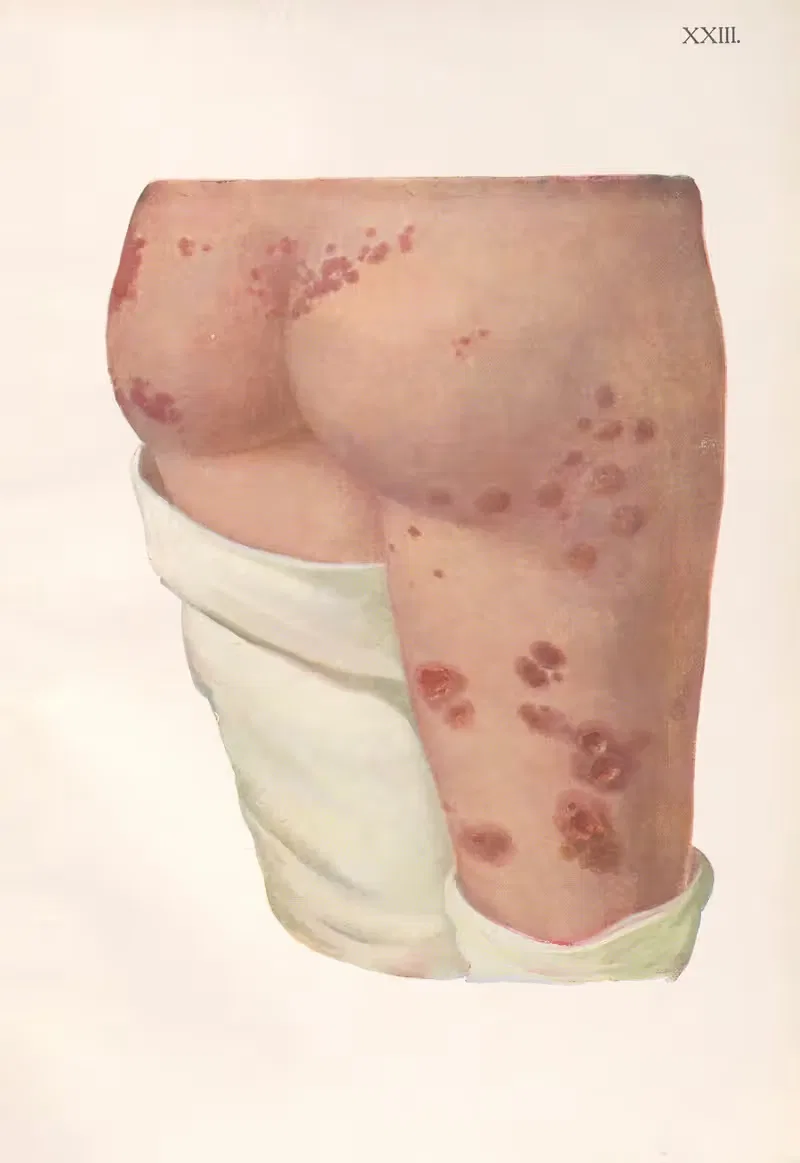 Venereal diseases – Syphilis Pl.23 — Feliks Malinowski