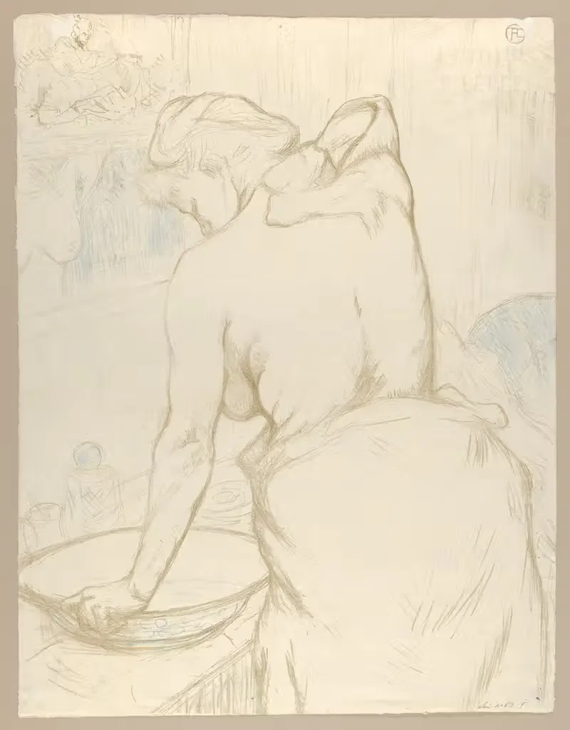 Стирка by Анри де Тулуз-Лотрек, 1896 — digital art print download