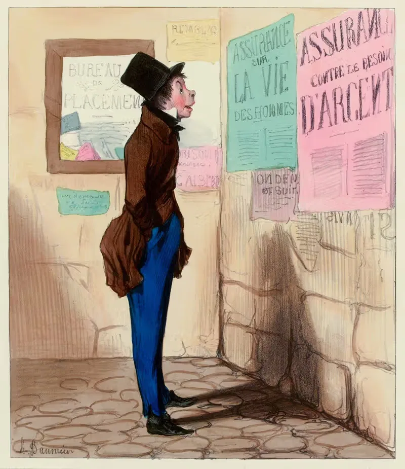 Ловкач by Оноре Дома, 1837-1838 — digital art print download