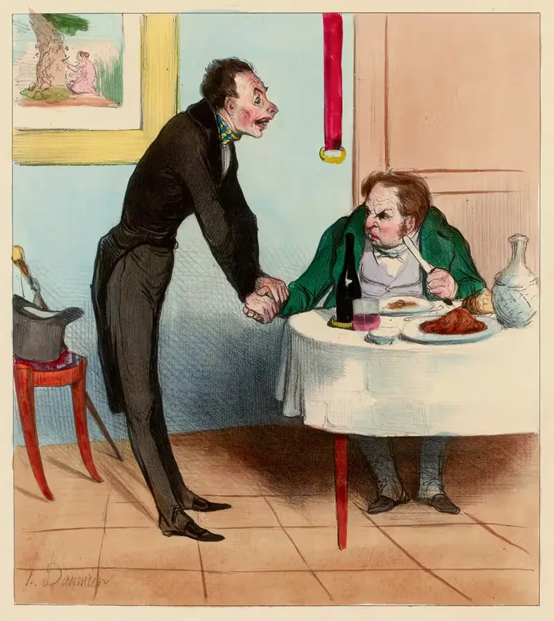 Плющ, паразитное растение by Оноре Дома, 1837-1838 — digital art print download