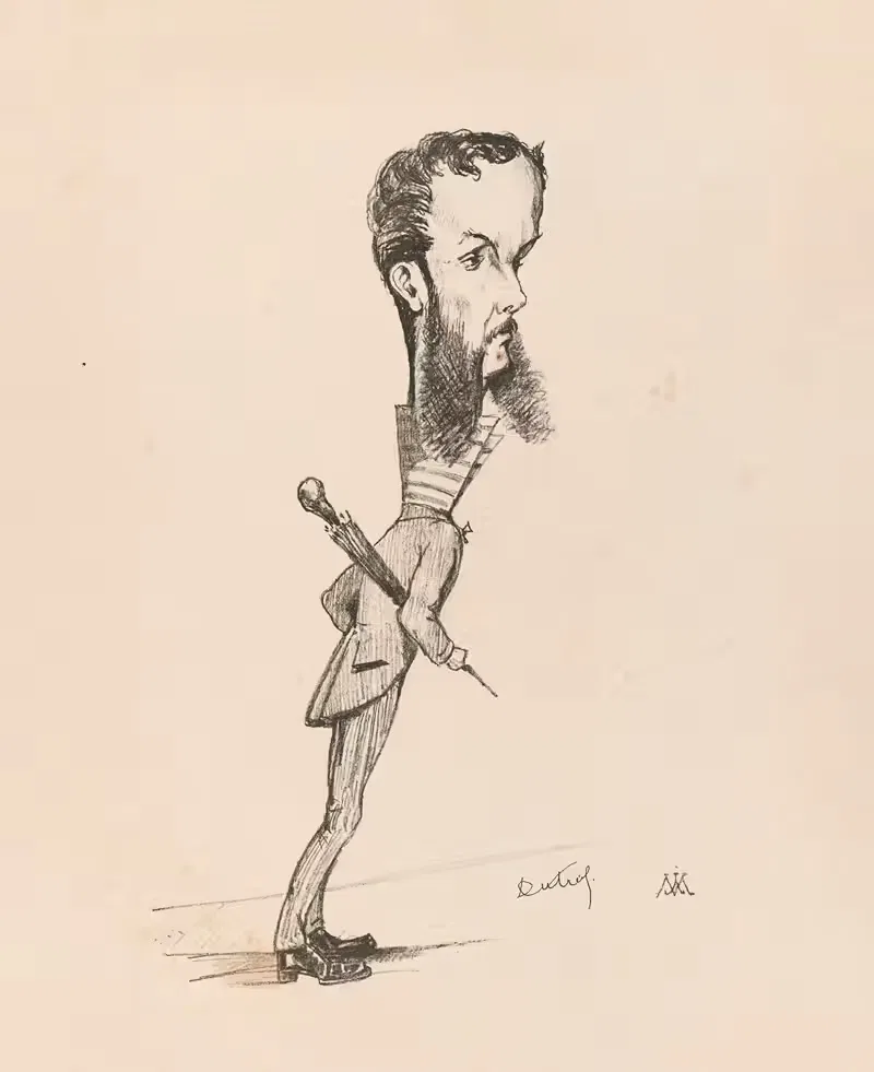 Поль Бернар-Дютре by Жозеф Моллар, 1869 — digital art print download
