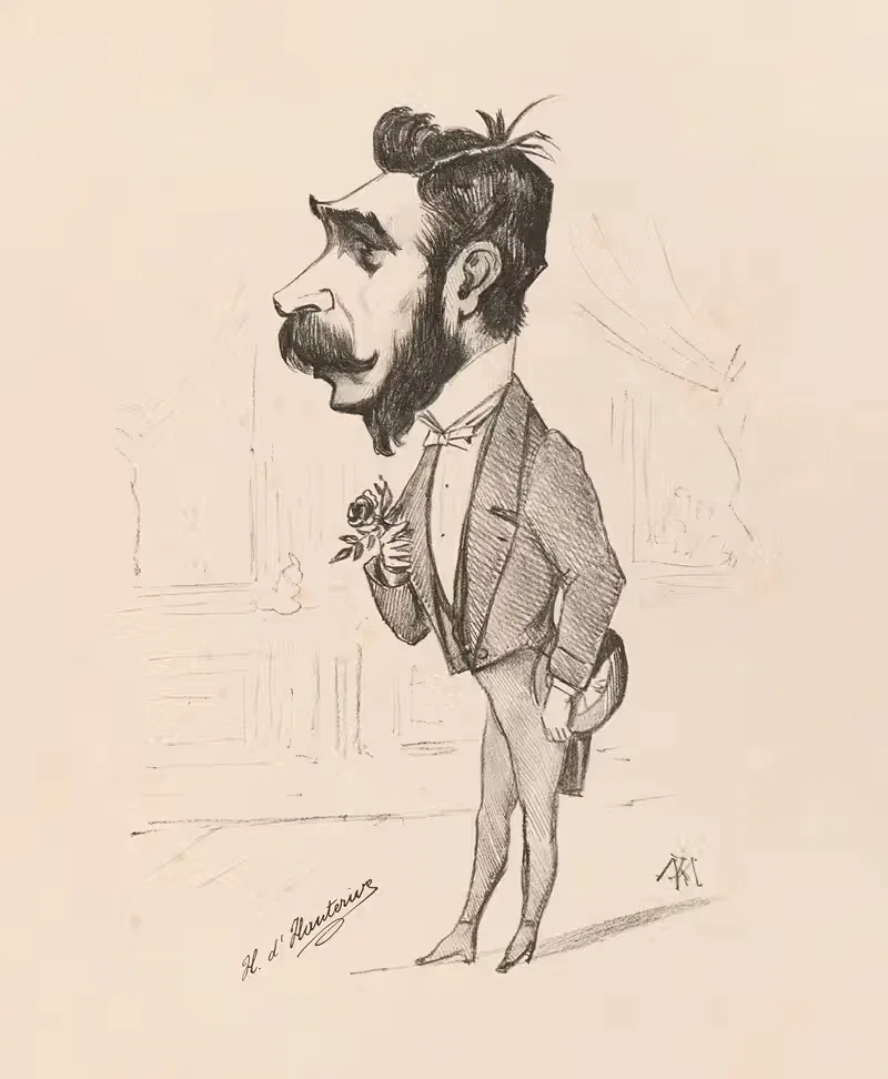 Henri d'Hauterive by Joseph Mollard, 1869 — digital art print download