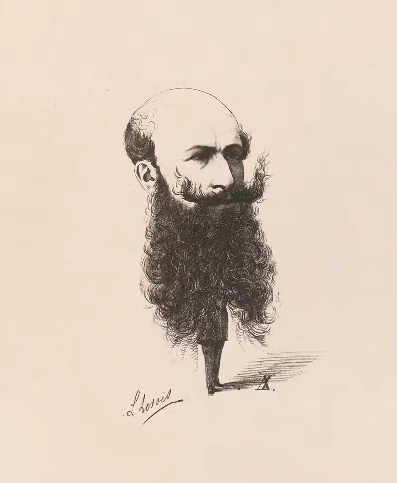 Léon Le Lorois by Joseph Mollard, 1869 — digital art print download