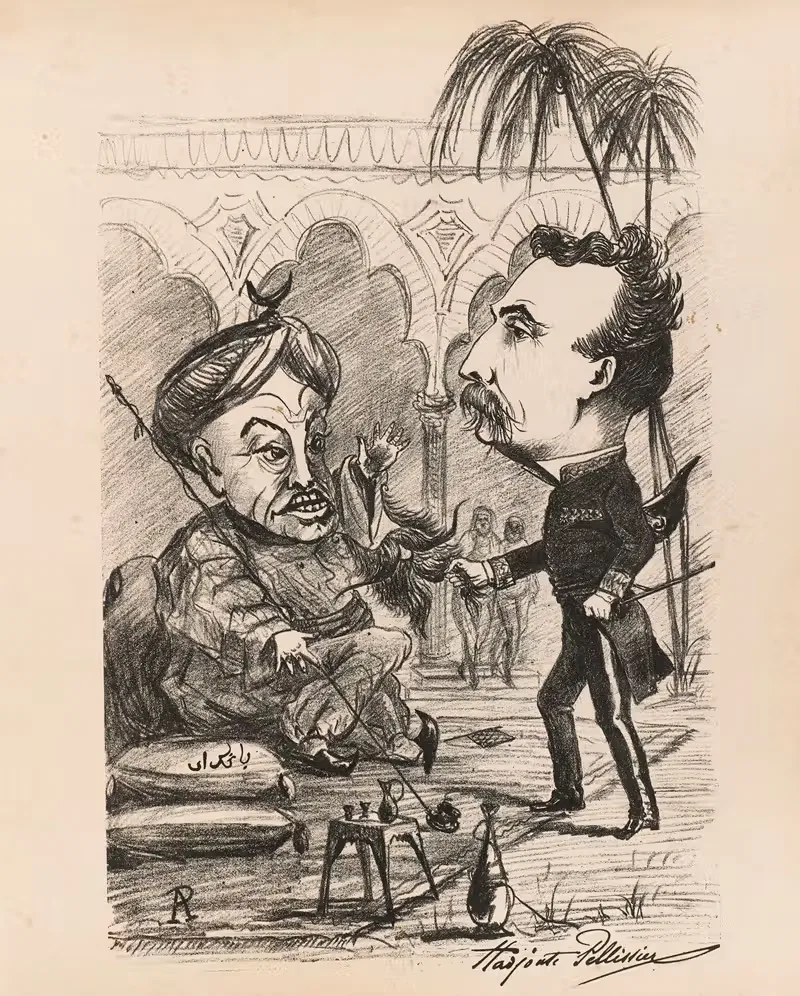 Хаджут Пелисье де Рейно by Жозеф Моллар, 1869 — digital art print download
