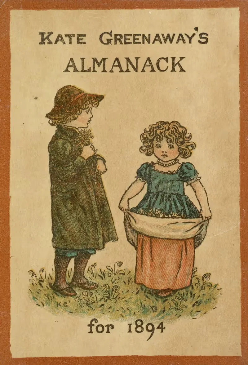 Альманах на 1894 год – Обложка by Кейт Гринэвей, 1894 — digital art print download