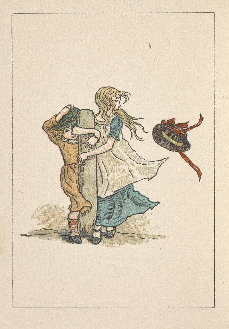 Март by Кейт Гринэвей, 1893 — digital art print download