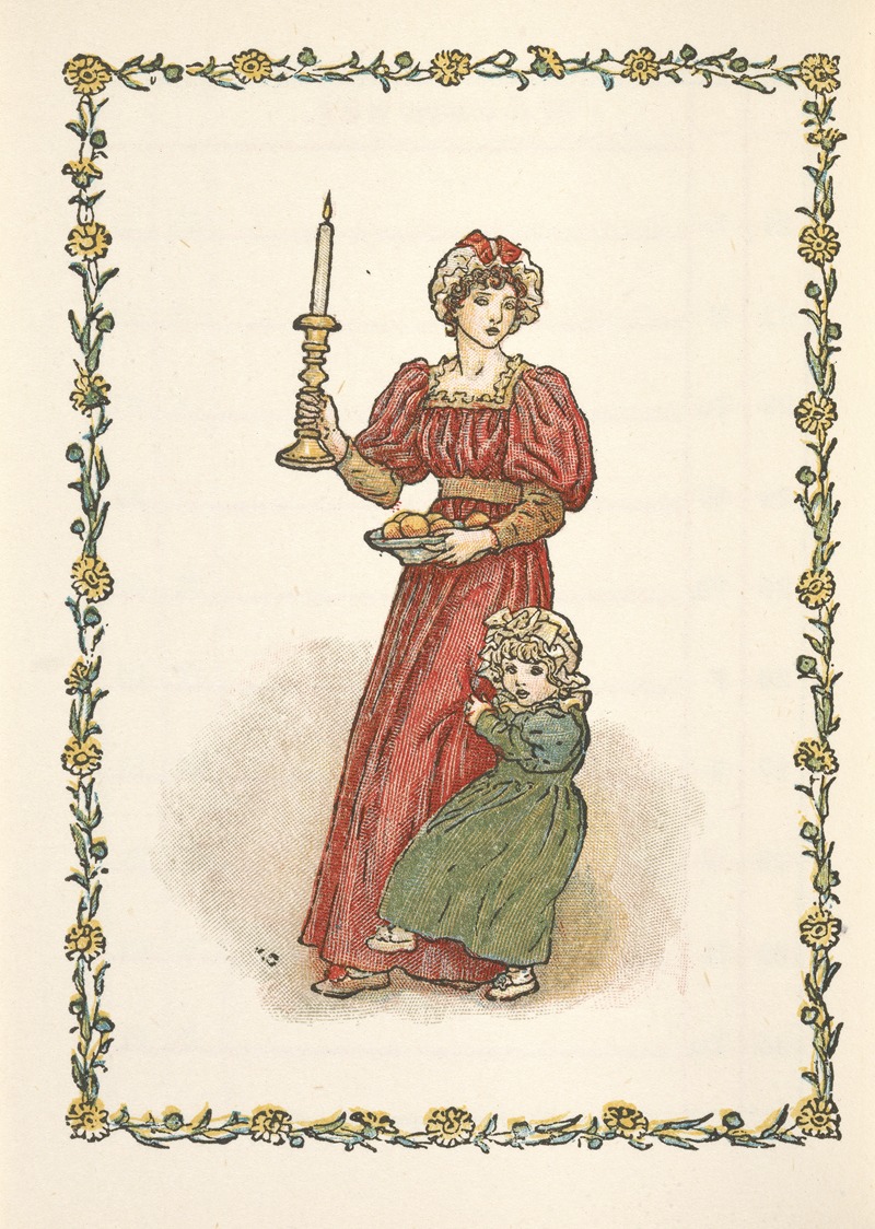 December by Kate Greenaway, 1897 — digital art print download