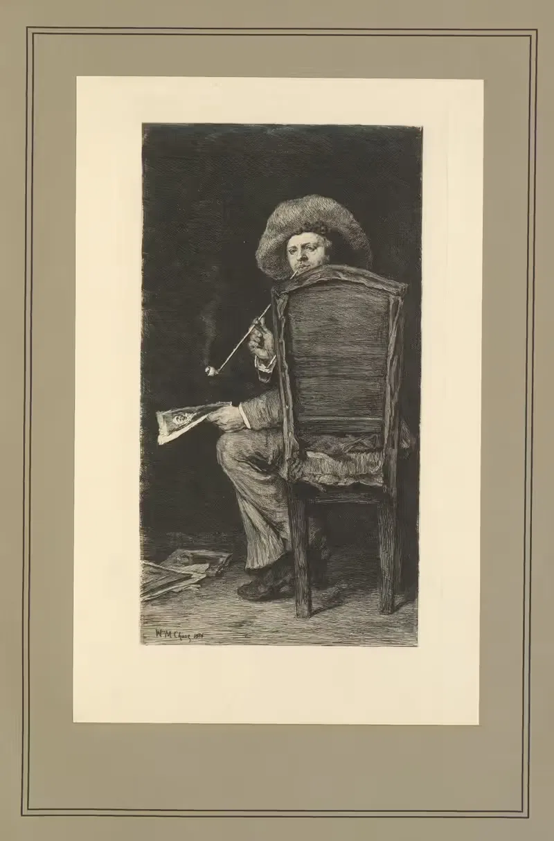 Etching by Louis Arthur Holman, 1926 — digital art print download