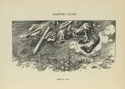 Easter Lilies by Luther Daniels Bradley, 1916 — digital art print download