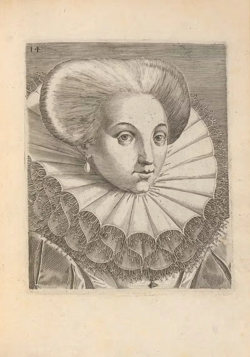 Женщина, повернутая вправо by Филипп Галле, 1590-1600 — digital art print download