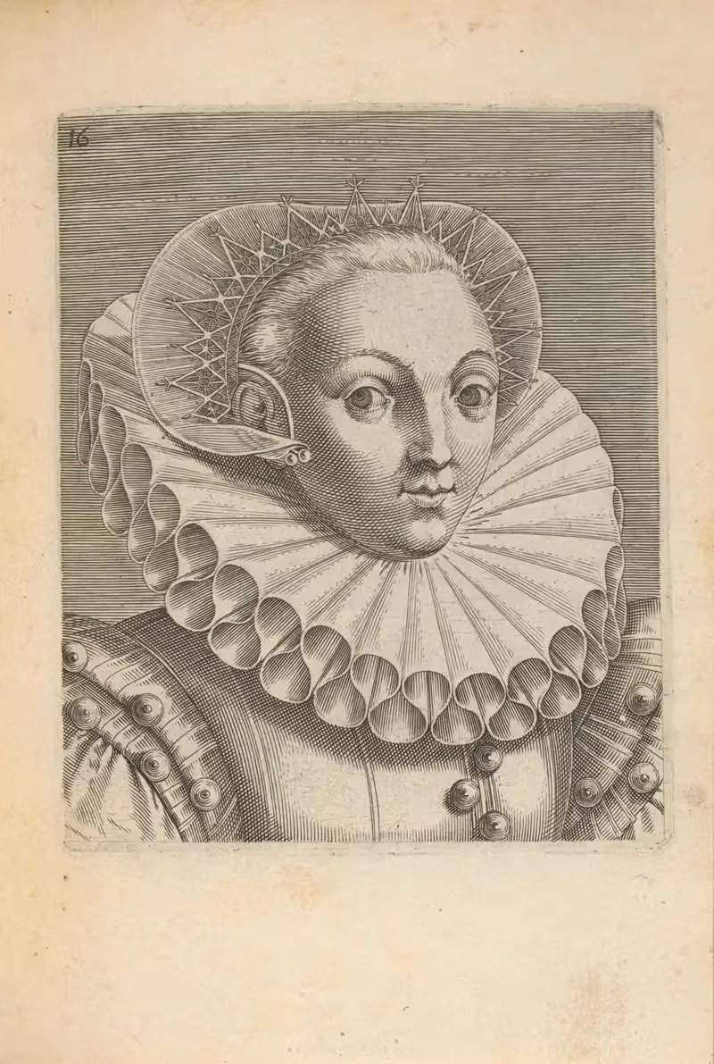 Женщина, повернутая вправо by Филипп Галле, 1590-1600 — digital art print download