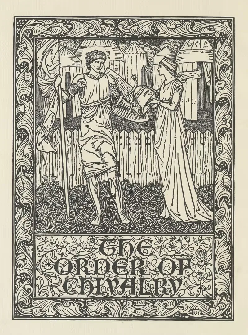 Орден рыцарства by Сэр Эдвард Коли Берн-Джонс, 1892-1897 — digital art print download