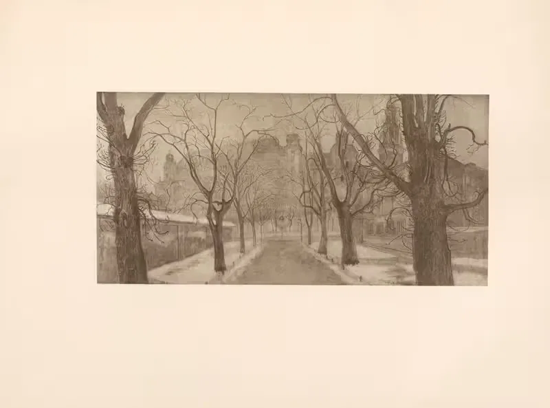 Planty z widokiem na Wawel — Stanisław Wyspiański