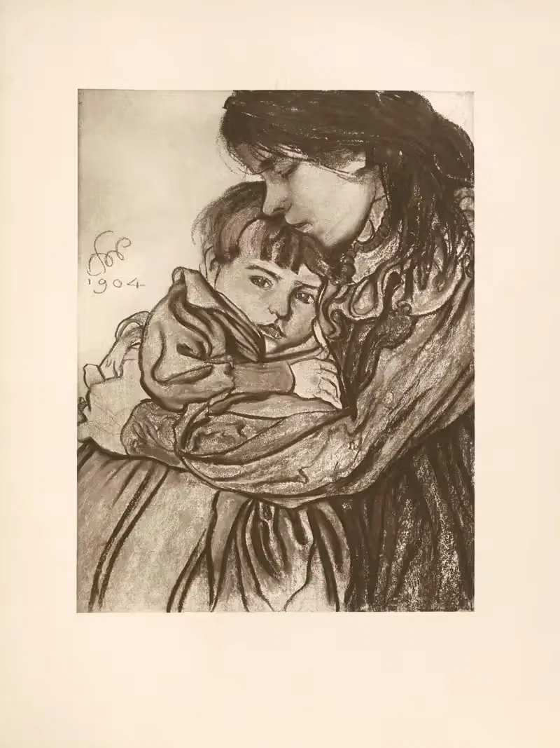 Материнство by Станислав Выспяньский, 1904 — digital art print download