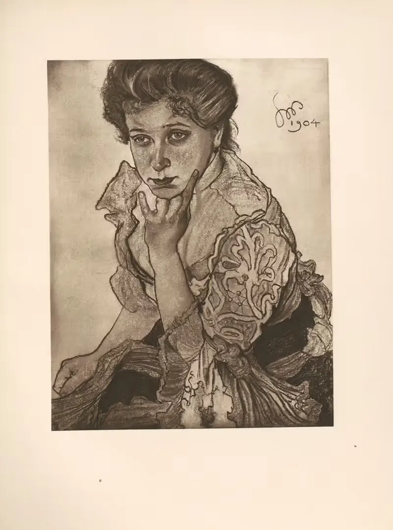Portret P. Leonowej Sternbachowej — Stanisław Wyspiański