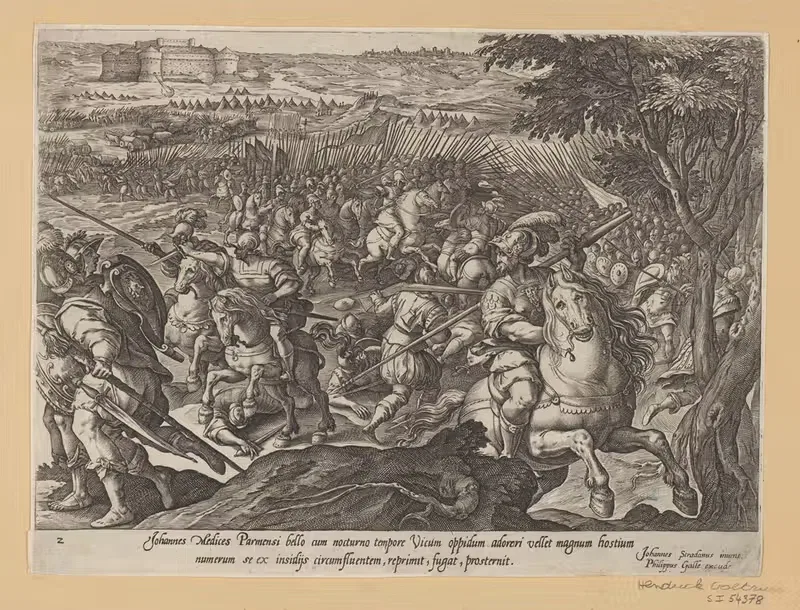 Джованни де' Медичи побежден by Страданус, 1582 — digital art print download