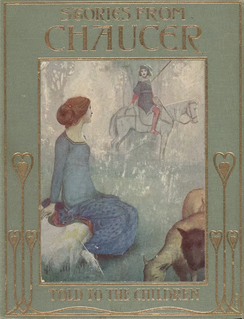 Истории из Чосера – обложка by Уильям Хит Робинсон, 1906 — digital art print download