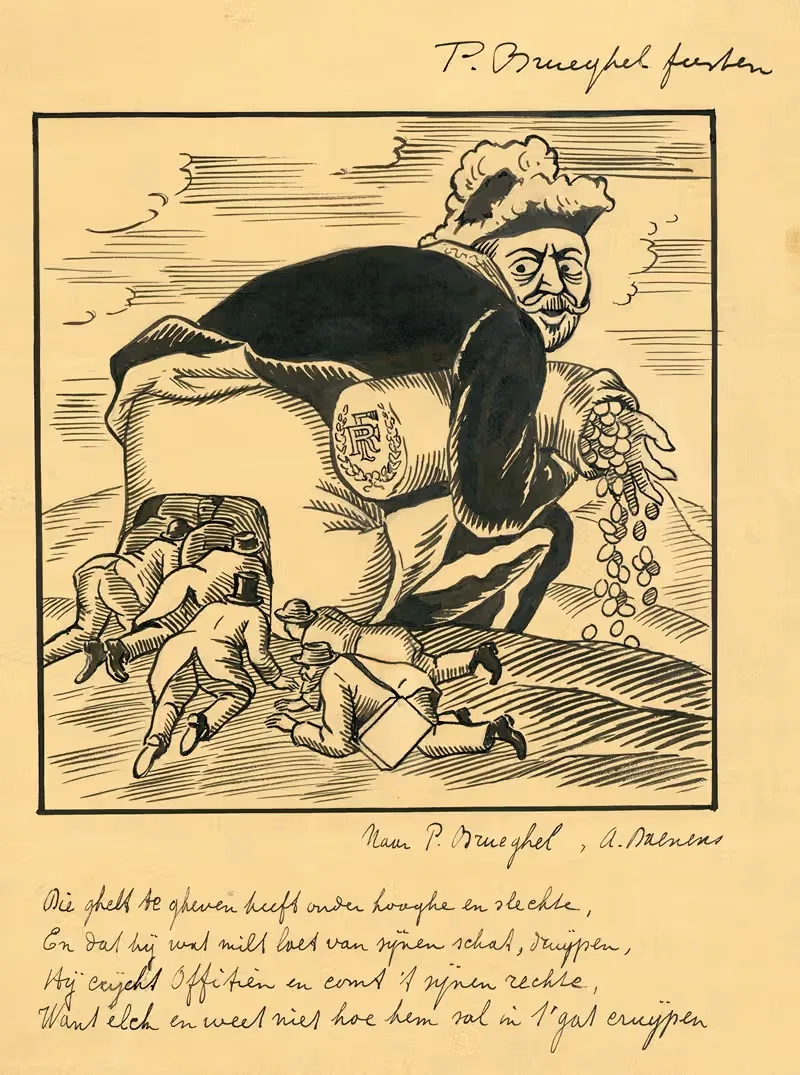Питер Брейгель праздники by Альберт Дэененс, 1918 — digital art print download