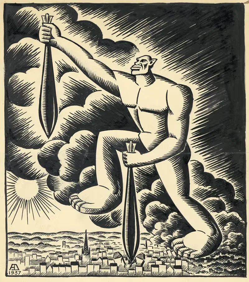 Politieke tekeningen — Albert Daenens