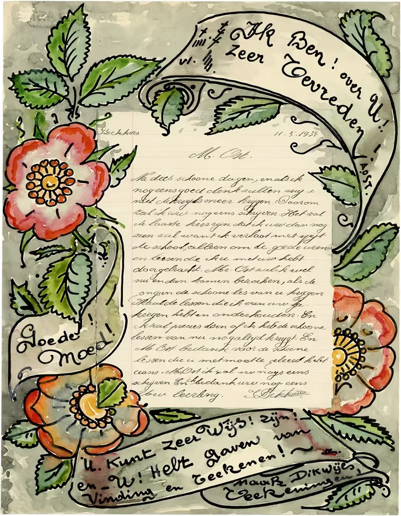 Бриф Деккерс by Альфред Ост, 1934 — digital art print download