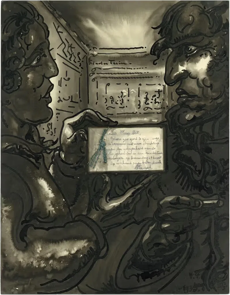 Краткое сообщение Вердюка by Альфред Ост, 1935 — digital art print download