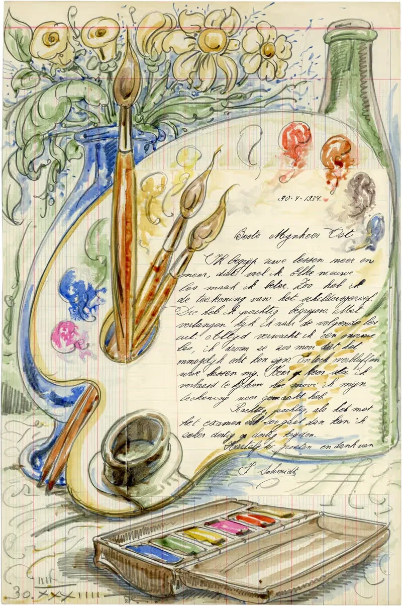 Краткая иллюстрация живописной коробки by Альфред Ост, 1936 — digital art print download