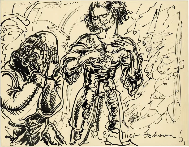Я не красив! by Альфред Ост, 1939 — digital art print download