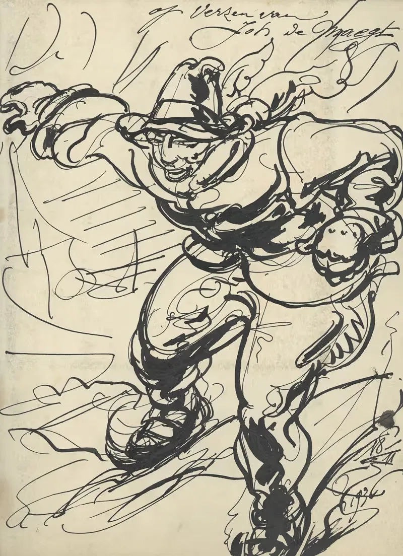 Illustratie bij Eigen Haard feb 1917 — Alfred Ost
