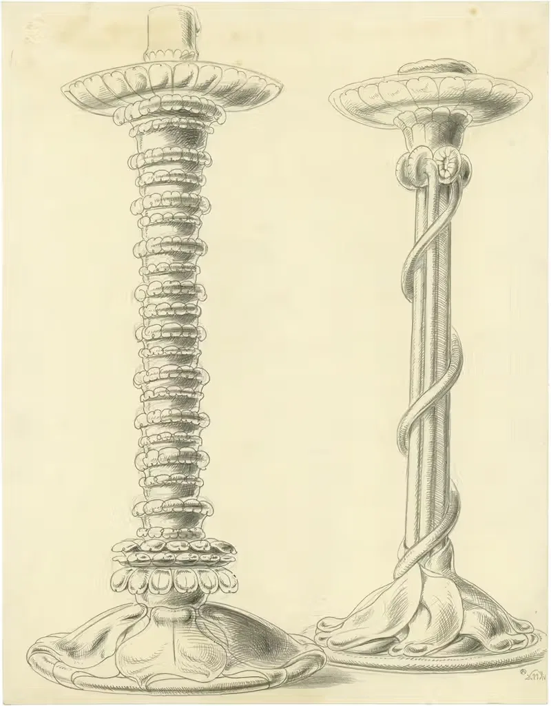 Канделарены by Альфред Ост, 1925 — digital art print download