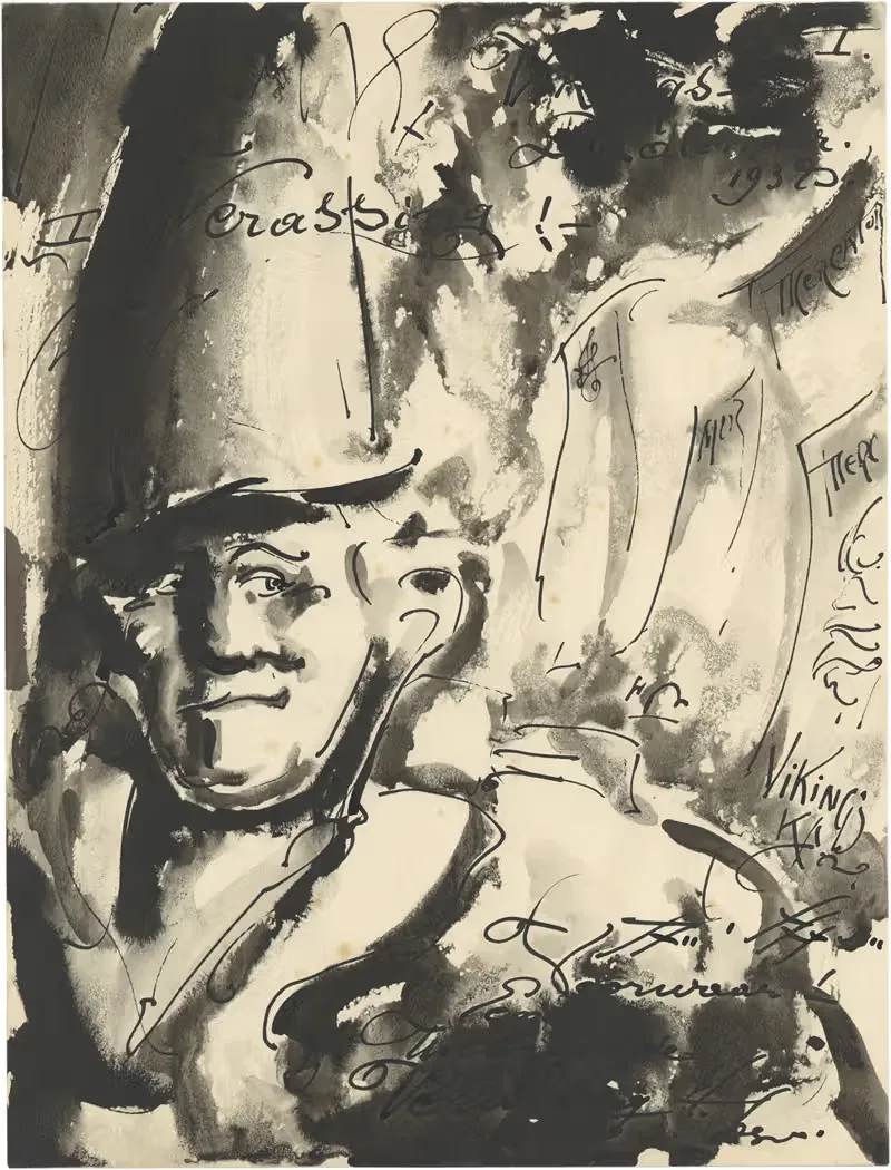 Викингский календарь – Я Сюрприз by Альфред Ост, 1938 — digital art print download