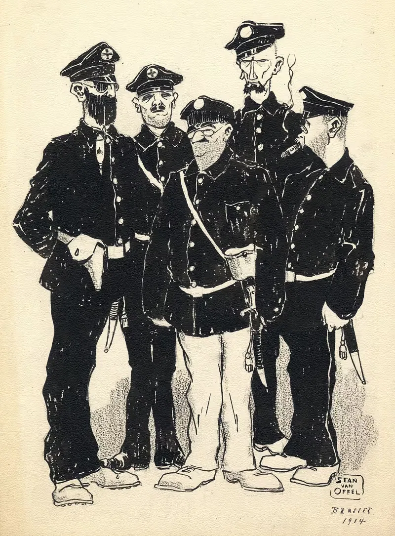 Устаревшие врачи by Констант ван Оффель, 1914 — digital art print download