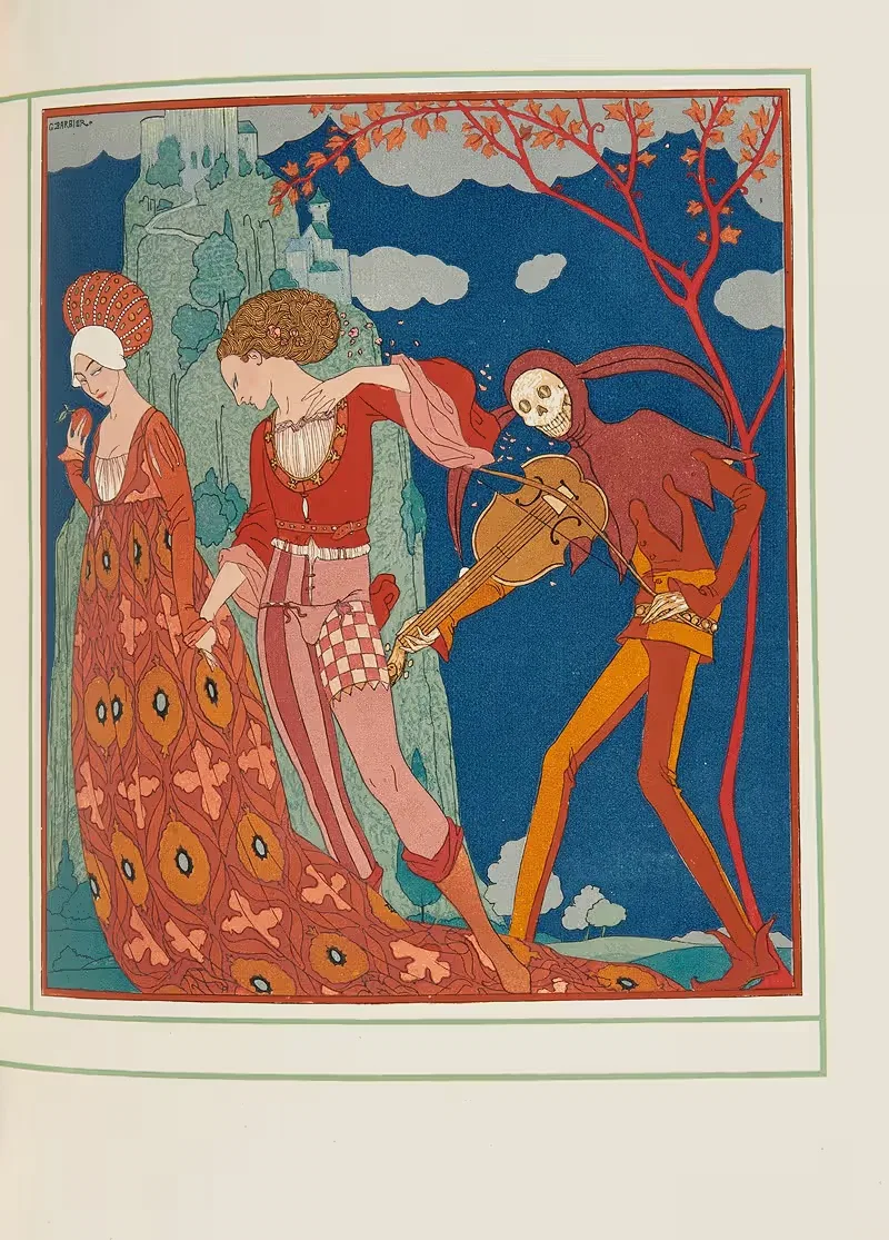 Персонажи комедии by Жорж Барбье, 1922 — digital art print download
