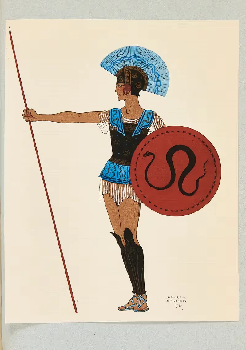 Костюмы для театра by Жорж Барбье, 1927 — digital art print download