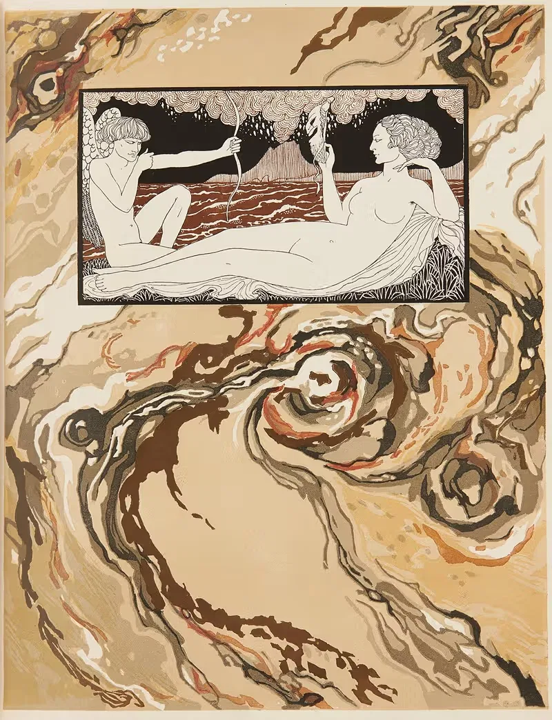Комедийные персонажи. by Жорж Барбье, 1922 — digital art print download
